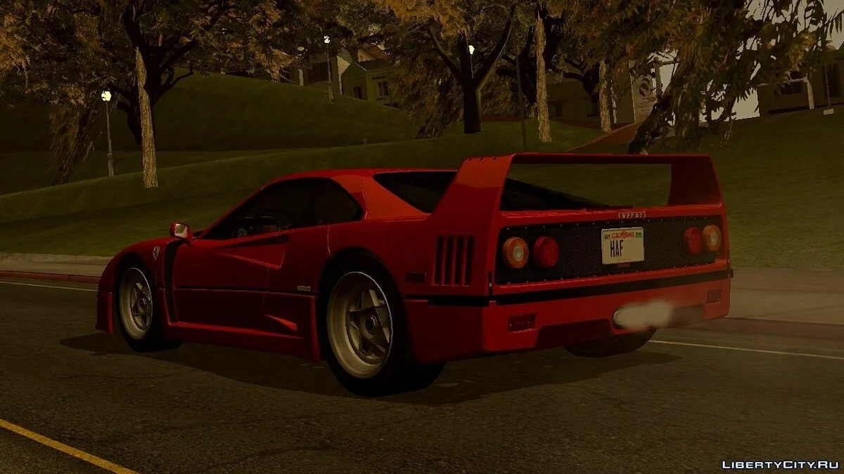 Ferrari F40 (US-Spec) 1989 / GTA San Andreas (iOS, Android)