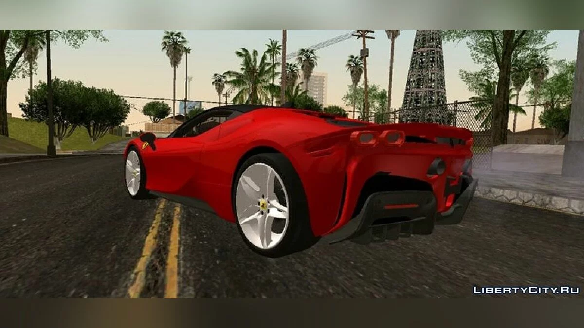 Ferrari SF90 Stradale / GTA San Andreas (iOS, Android)