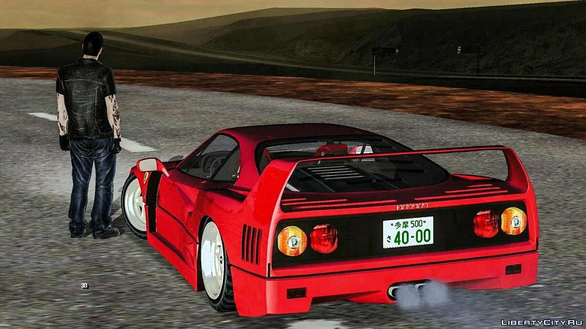Ferrari F40 (только DFF) / GTA San Andreas (iOS, Android)
