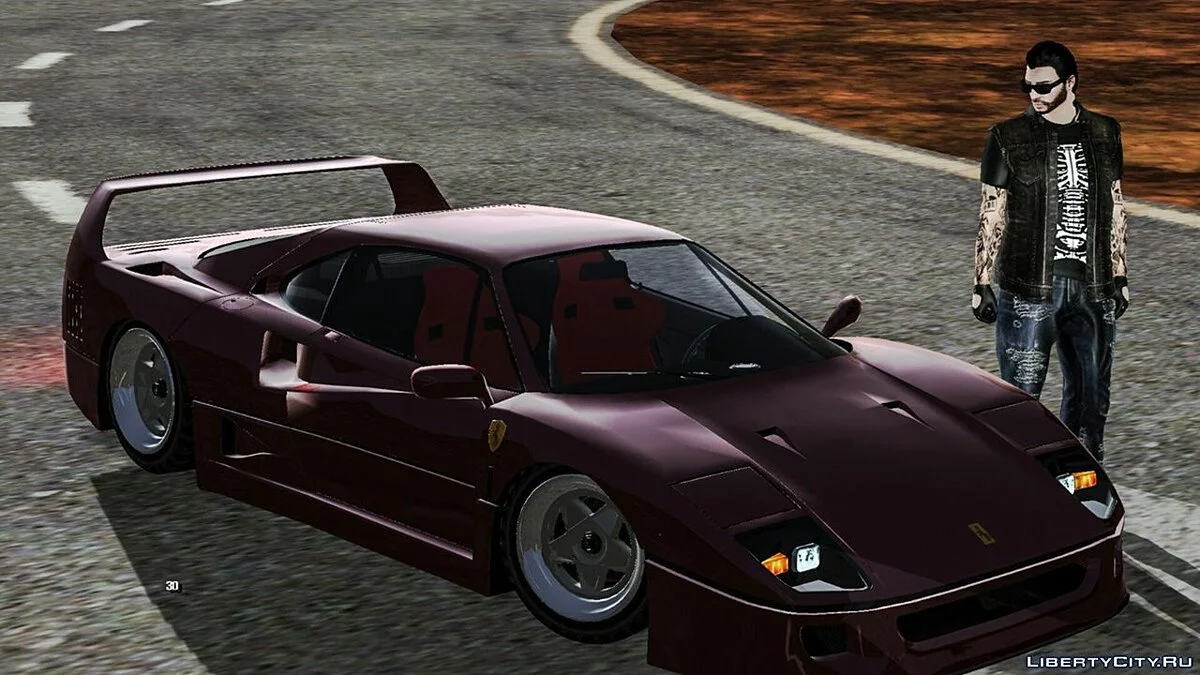 Ferrari F40 (только DFF) / GTA San Andreas (iOS, Android)