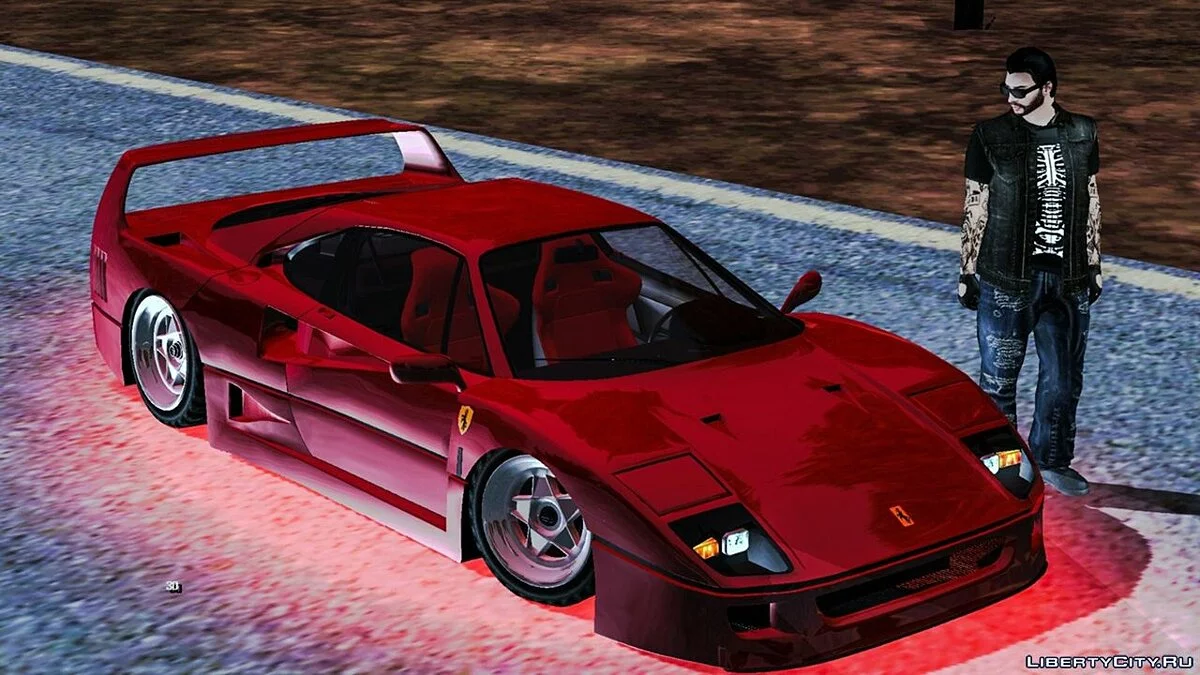 Ferrari F40 (только DFF) / GTA San Andreas (iOS, Android)