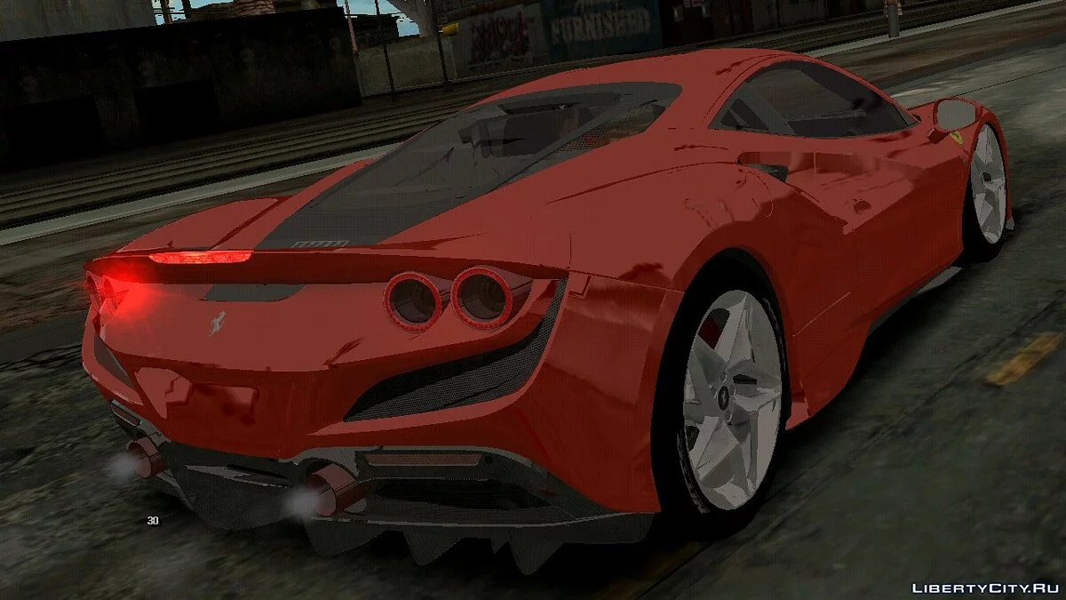 2019 Ferrari F8 Tributo / GTA San Andreas (iOS, Android)