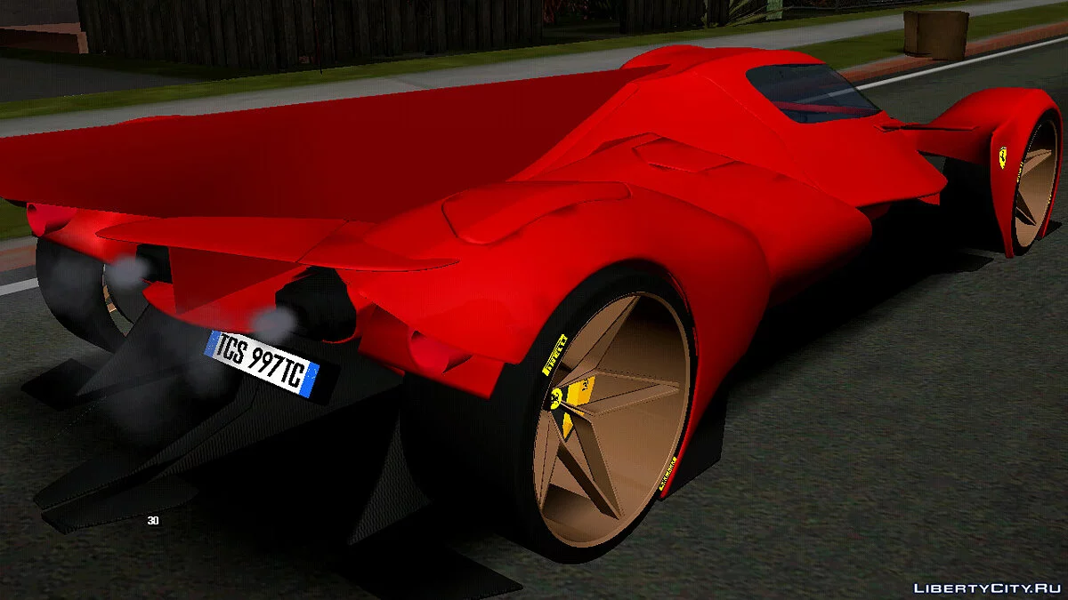 2025 Ferrari Piero T2 Lm Stradale LMP1 (только DFF) / GTA San Andreas (iOS, Android)