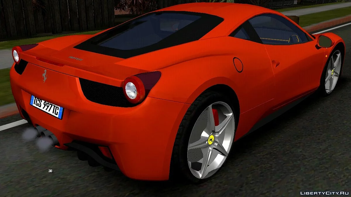 Ferrari 458 Italia 2013 (только DFF) / GTA San Andreas (iOS, Android)