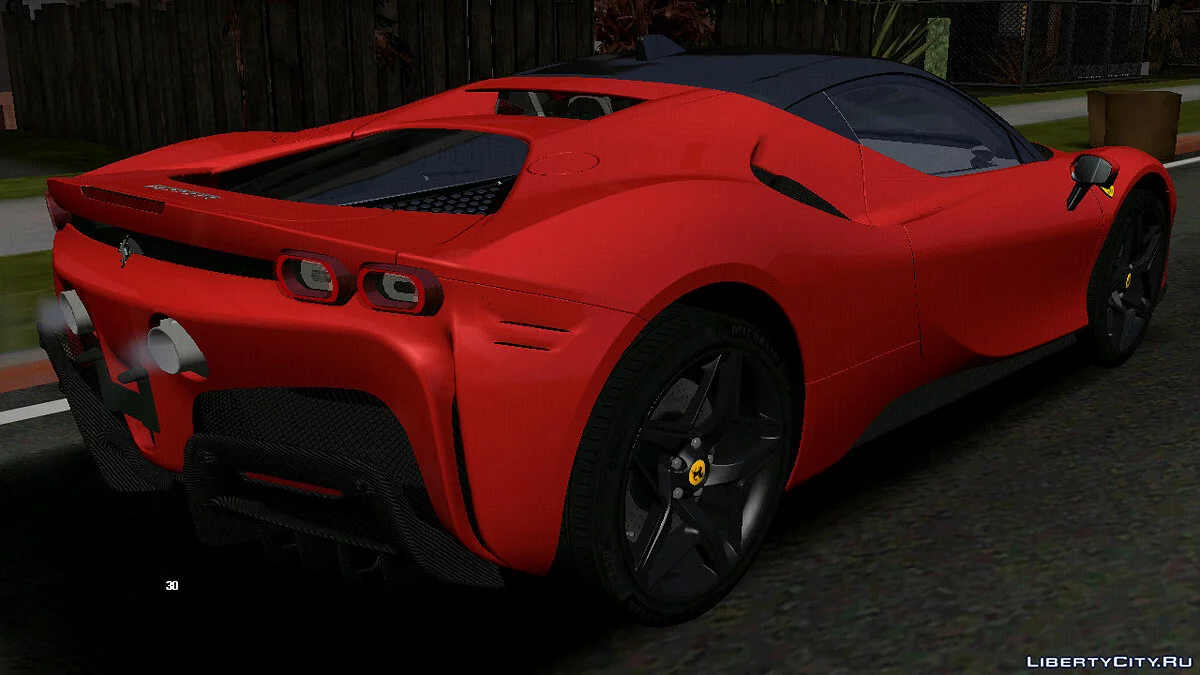 Ferrari SF90 Stradale 2020 / GTA San Andreas (iOS, Android)