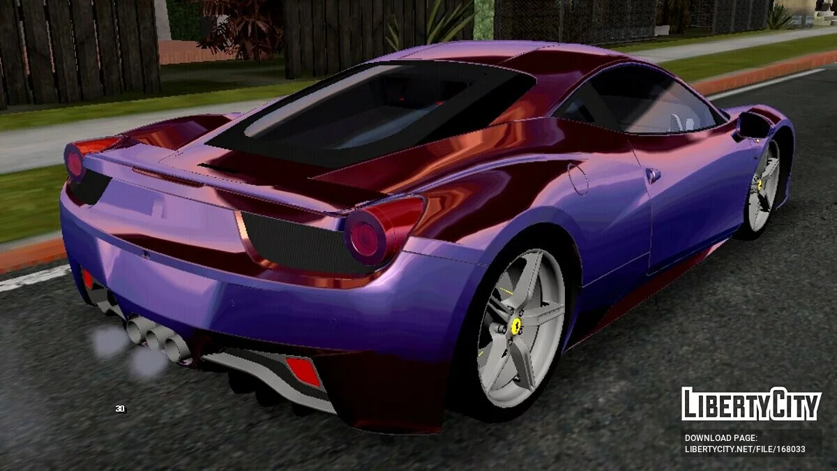 Ferrari 458 Italia (только DFF) / GTA San Andreas (iOS, Android)