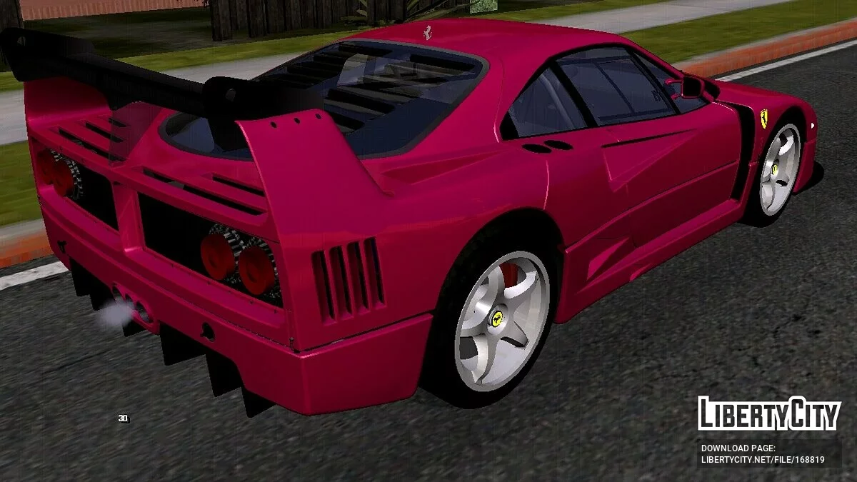 Ferrari F40 LM (только DFF) / GTA San Andreas (iOS, Android)