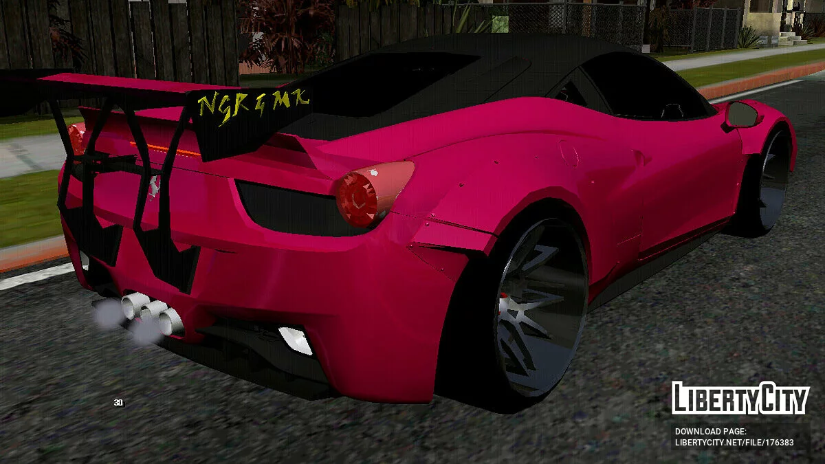 Ferrari 458 Italia Liberty Walk (только DFF) / GTA San Andreas (iOS, Android)