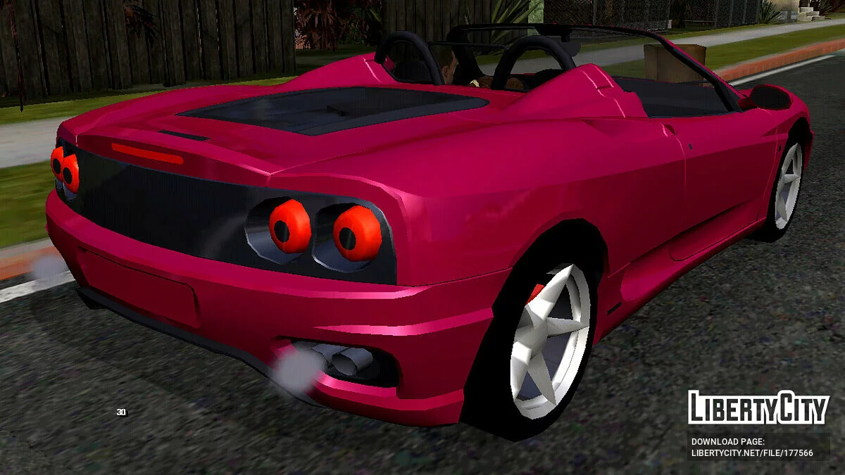 Ferrari 360 Spider (только DFF) / GTA San Andreas (iOS, Android)