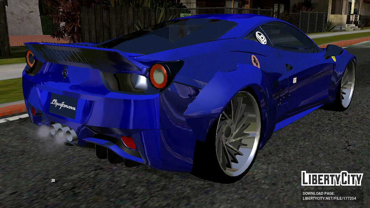 Ferrari 488 Liberty Walk (только DFF) / GTA San Andreas (iOS, Android)