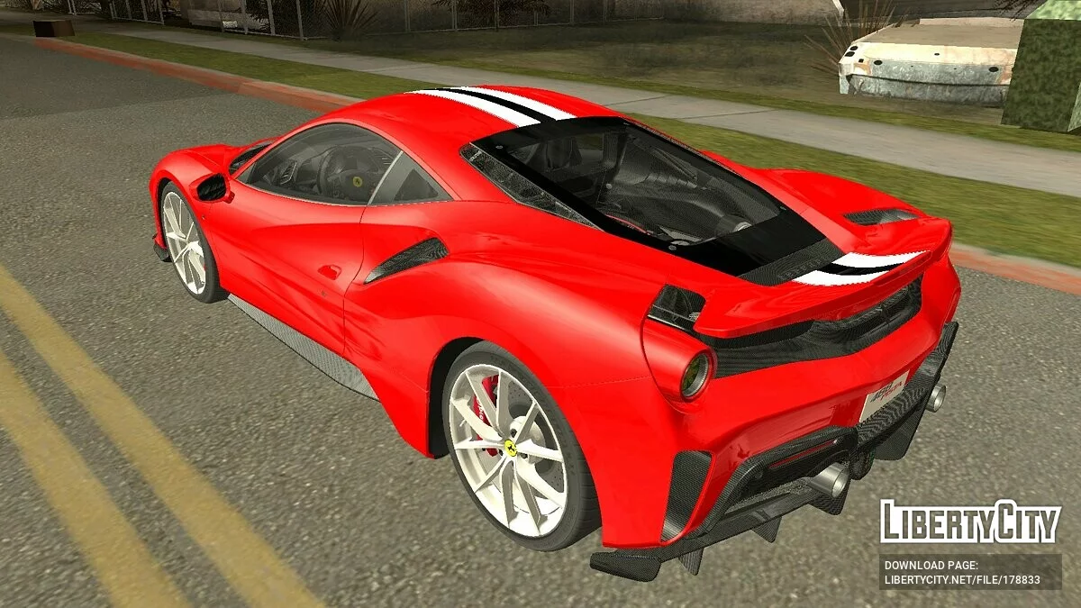2019 Ferrari 488 Pista / GTA San Andreas (iOS, Android)