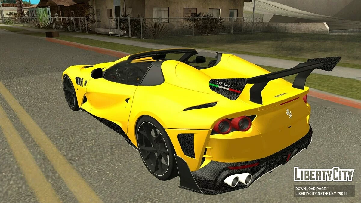 Ferrari 812 Stallone GTS / GTA San Andreas (iOS, Android)