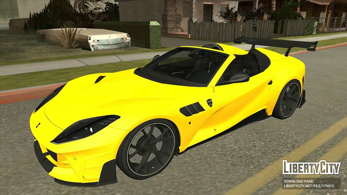 Скачать Ferrari 812 Stallone GTS для GTA San Andreas (iOS, Android)