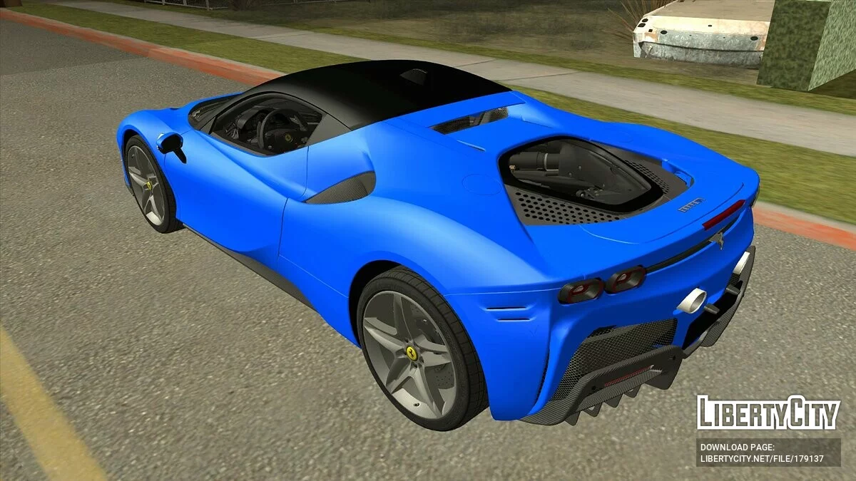 Ferrari SF90 / GTA San Andreas (iOS, Android)