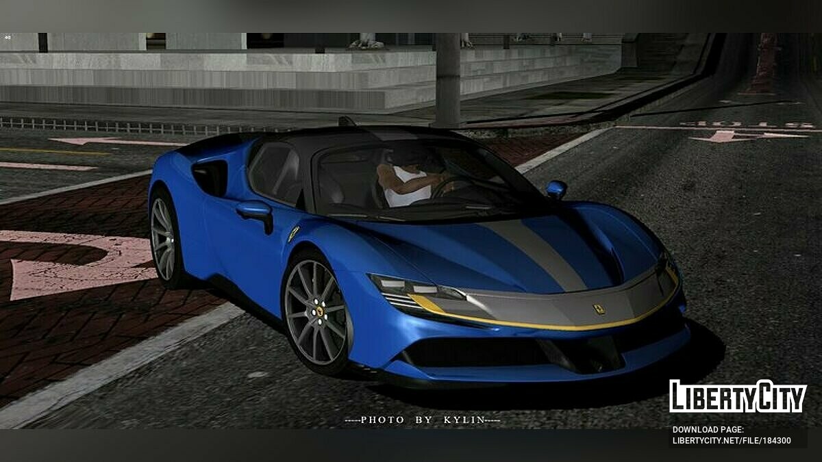 Ferrari SF90 Asseto Fiorano 2022 для GTA San Andreas (iOS, Android) - Картинка #1