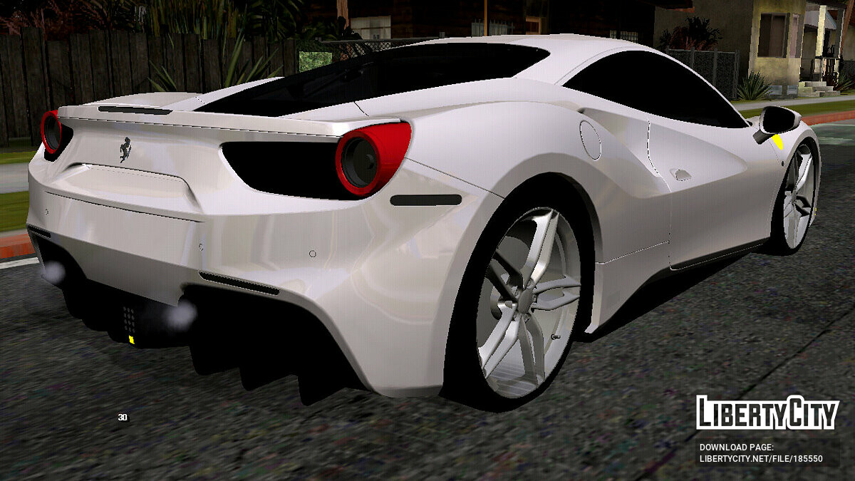 Ferrari 488 GTB (только DFF) для GTA San Andreas (iOS, Android) - Картинка #2