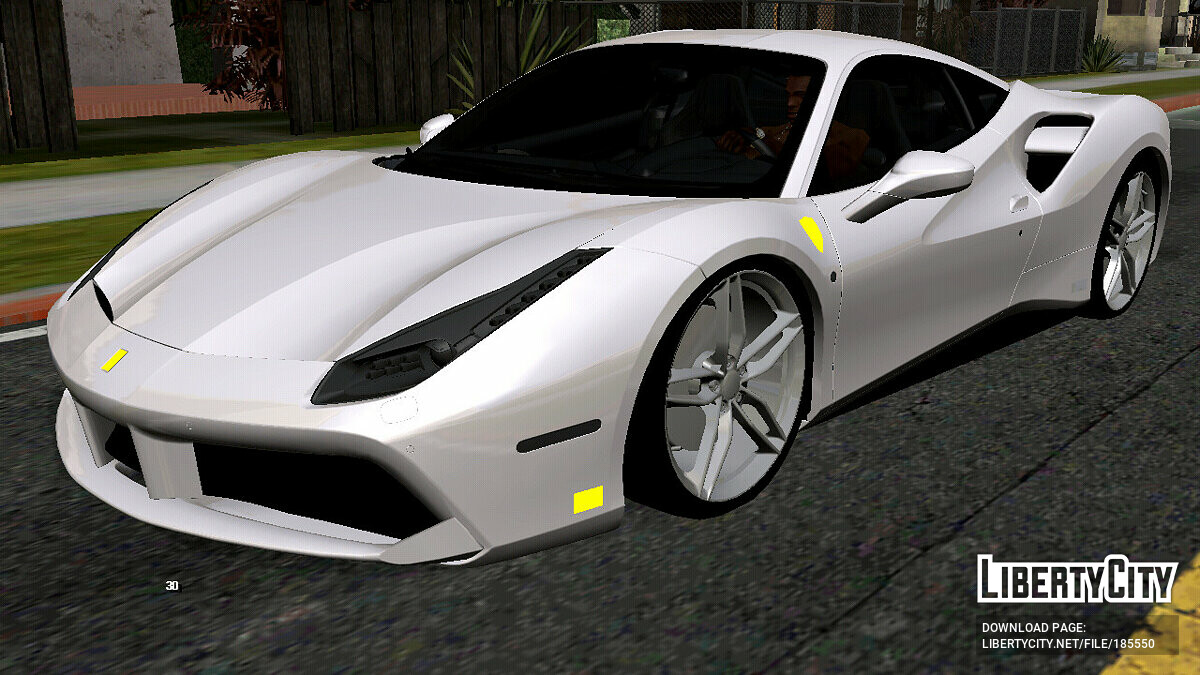 Ferrari 488 GTB (только DFF) для GTA San Andreas (iOS, Android) - Картинка #1