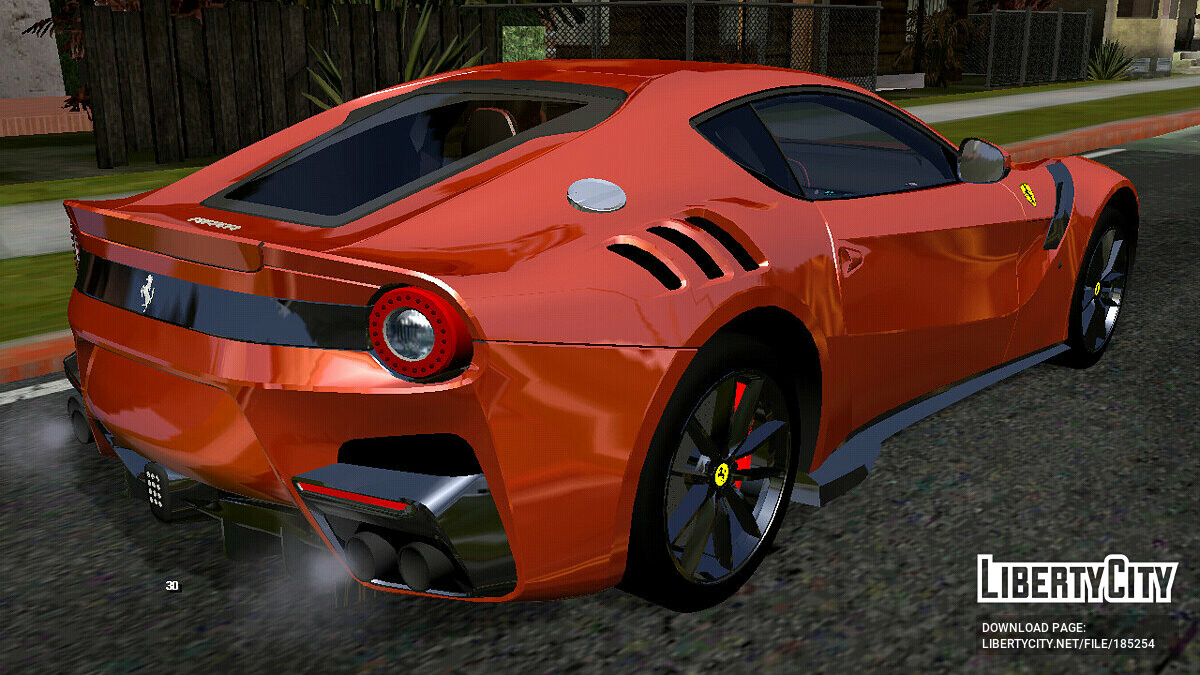 Ferrari F12 (только DFF) для GTA San Andreas (iOS, Android) - Картинка #2