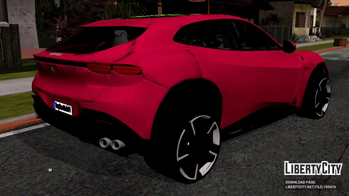 Ferrari Purosangue  2023  (только DFF) / GTA San Andreas (iOS, Android)
