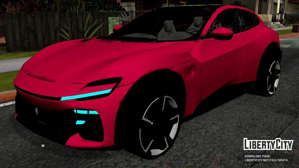 Ferrari Purosangue  2023  (только DFF) для GTA San Andreas (iOS, Android) - Картинка #1