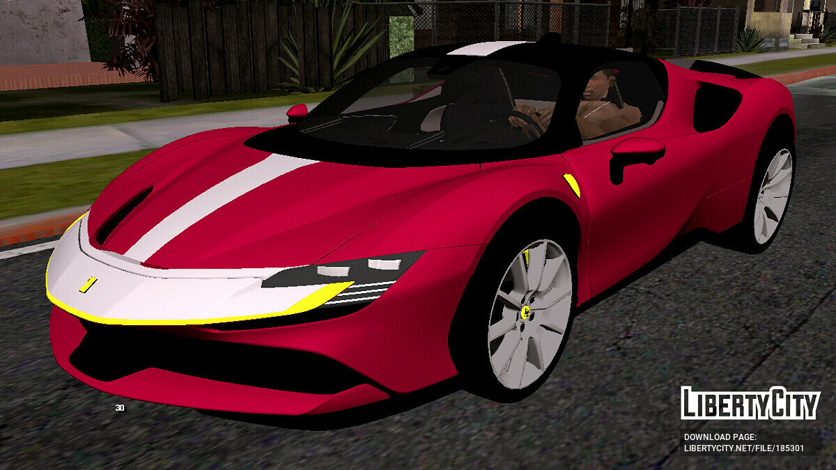 Ferrari SF90 Stradale Assetto Fiorano (только DFF) для GTA San Andreas (iOS, Android) - Картинка #1