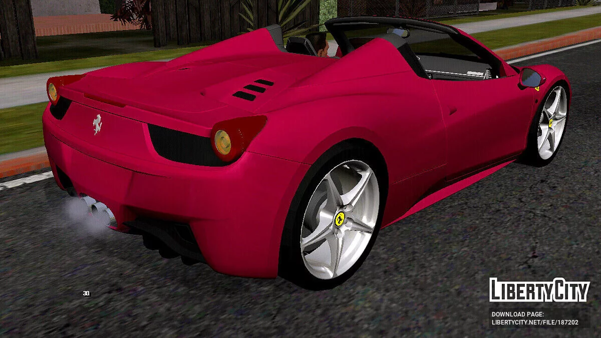 Ferrari 458 Spider (только DFF) / GTA San Andreas (iOS, Android)