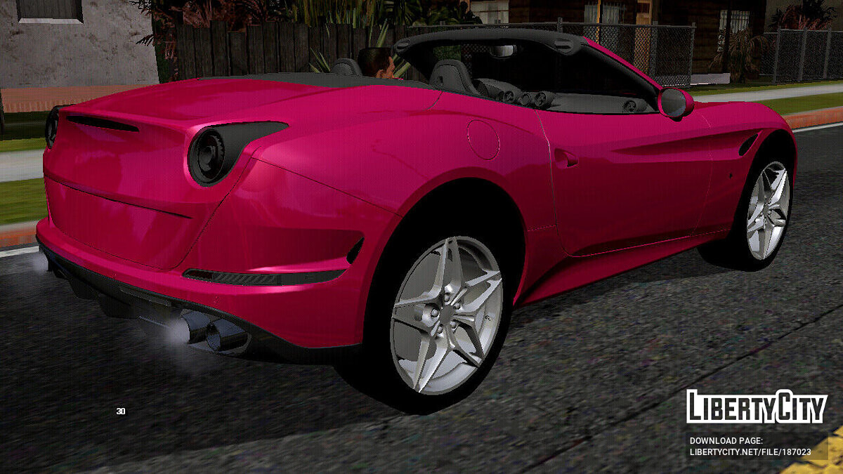 Ferrari California (только DFF) для GTA San Andreas (iOS, Android) - Картинка #2