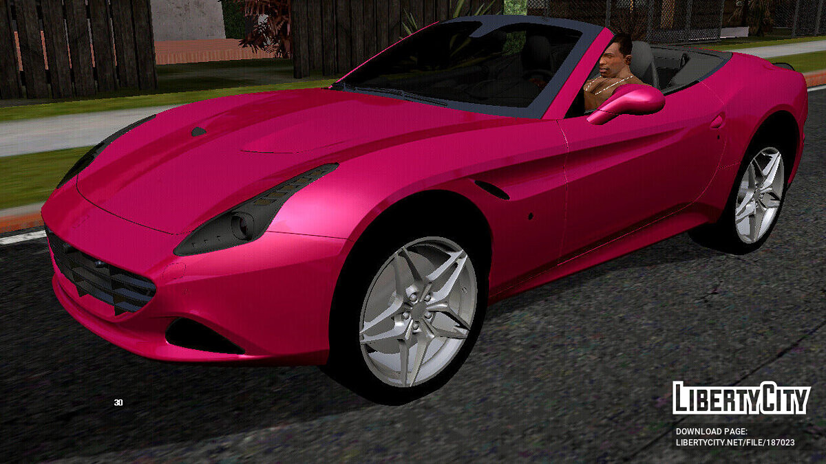 Ferrari California (только DFF) для GTA San Andreas (iOS, Android) - Картинка #1