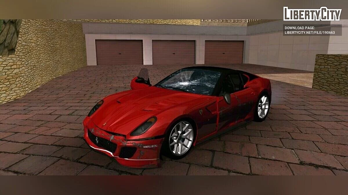 2011 Ferrari 599 GTO / GTA San Andreas (iOS, Android)