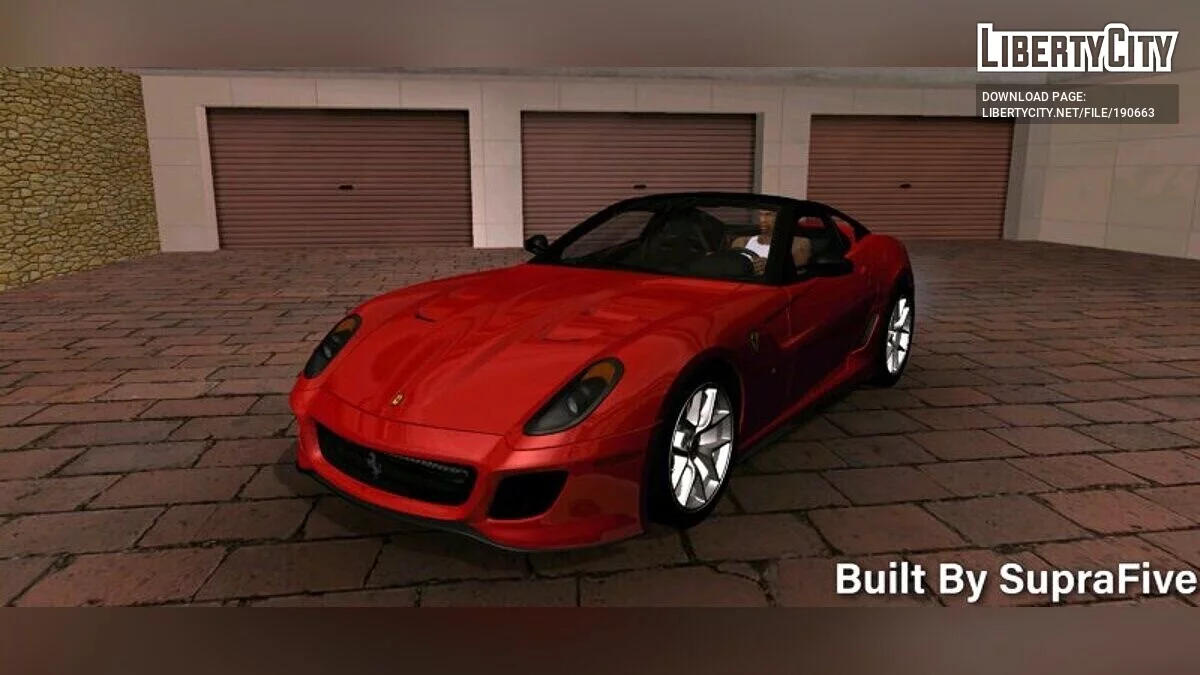 2011 Ferrari 599 GTO / GTA San Andreas (iOS, Android)