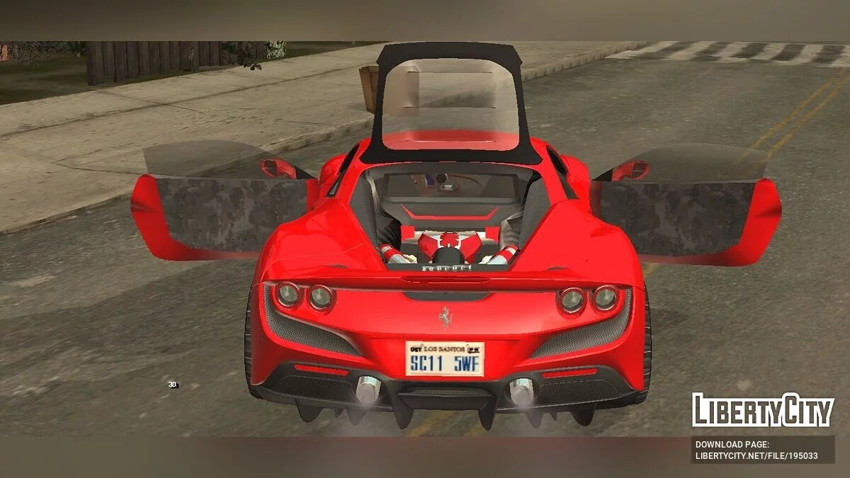 Ferrari F8 Tributo (только DFF) / GTA San Andreas (iOS, Android)