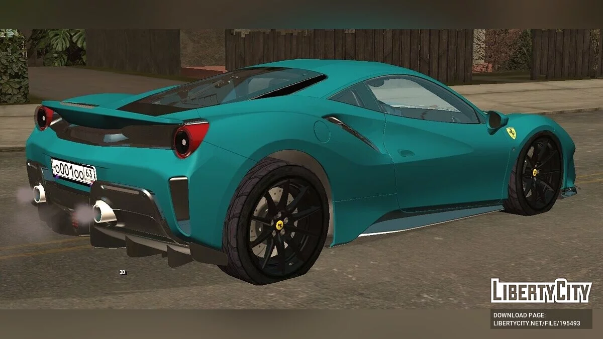 Ferrari 488 Pista / GTA San Andreas (iOS, Android)