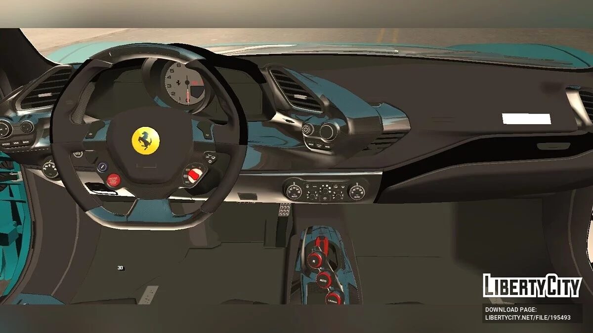 Ferrari 488 Pista / GTA San Andreas (iOS, Android)