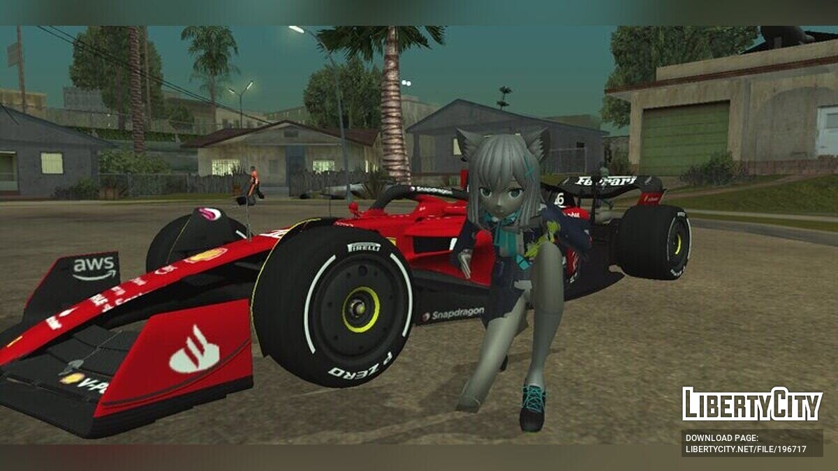 Скачать Ferrari SF-23 Formula 1 2023 для GTA San Andreas (iOS, Android)