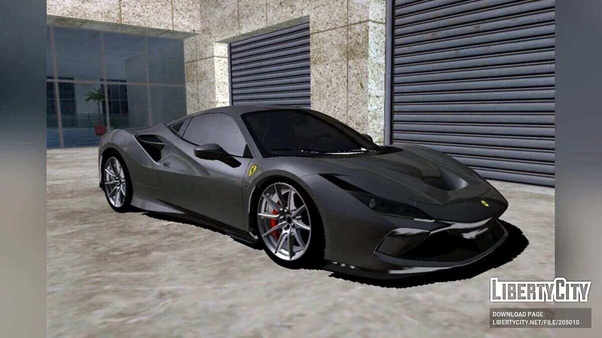 Ferrari F8 Tributo '20 (только DFF) / GTA San Andreas (iOS, Android)
