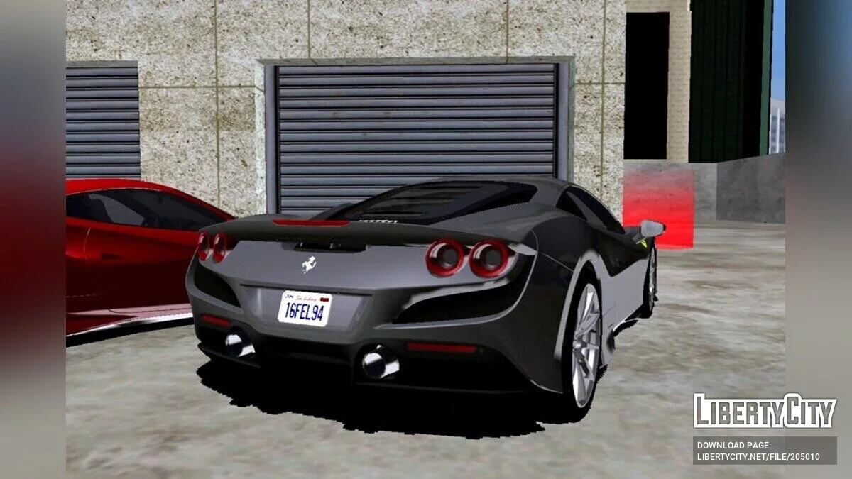 Ferrari F8 Tributo '20 (только DFF) / GTA San Andreas (iOS, Android)
