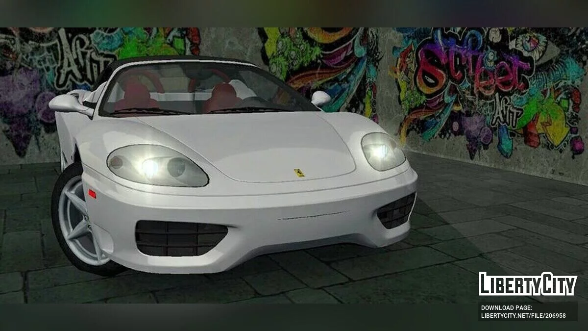 Ferrari 360 Spider US Spec 2000 / GTA San Andreas (iOS, Android)