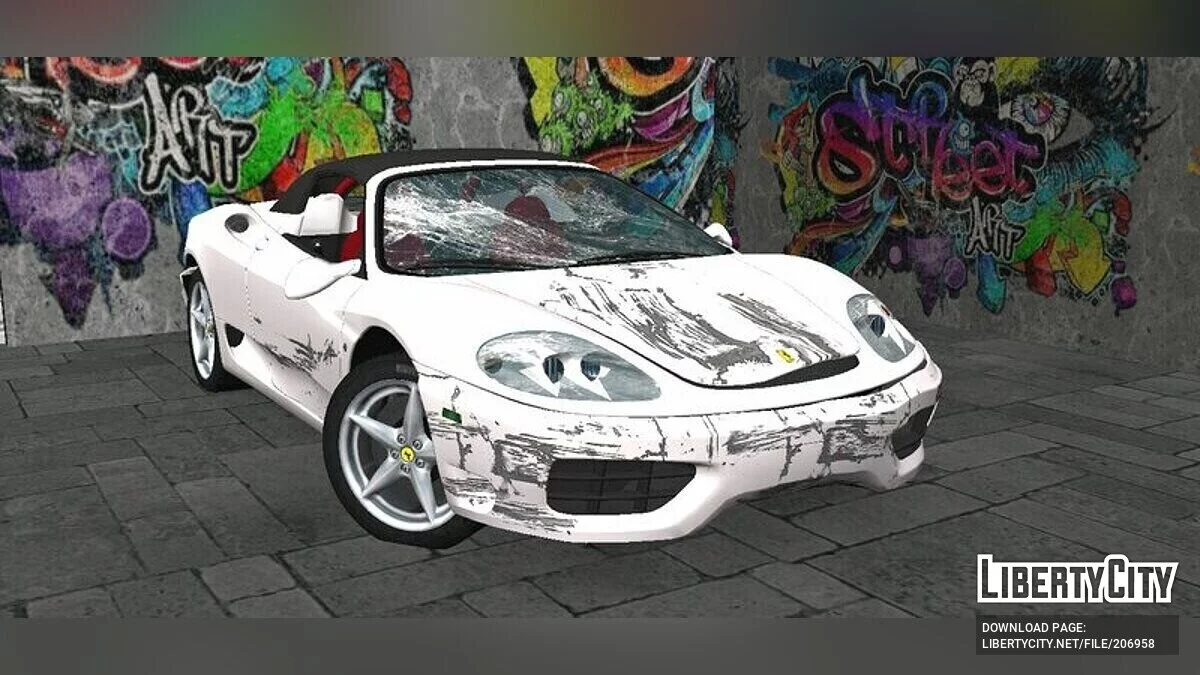 Ferrari 360 Spider US Spec 2000 / GTA San Andreas (iOS, Android)