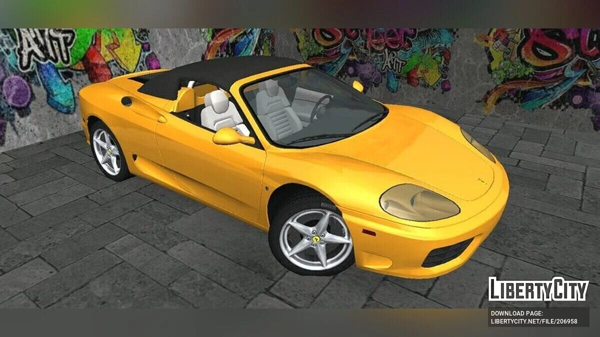 Ferrari 360 Spider US Spec 2000 / GTA San Andreas (iOS, Android)