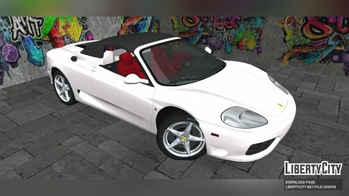Ferrari 360 Spider US Spec 2000 / GTA San Andreas (iOS, Android)