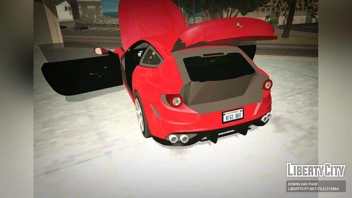 2011 Ferrari FF / GTA San Andreas (iOS, Android)