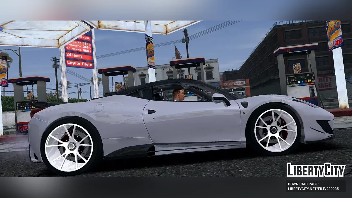 Ferrari 458 Mansory Siracusa / GTA San Andreas (iOS, Android)