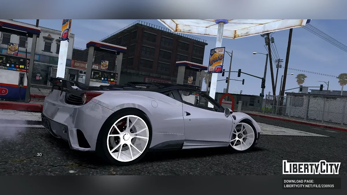 Ferrari 458 Mansory Siracusa / GTA San Andreas (iOS, Android)