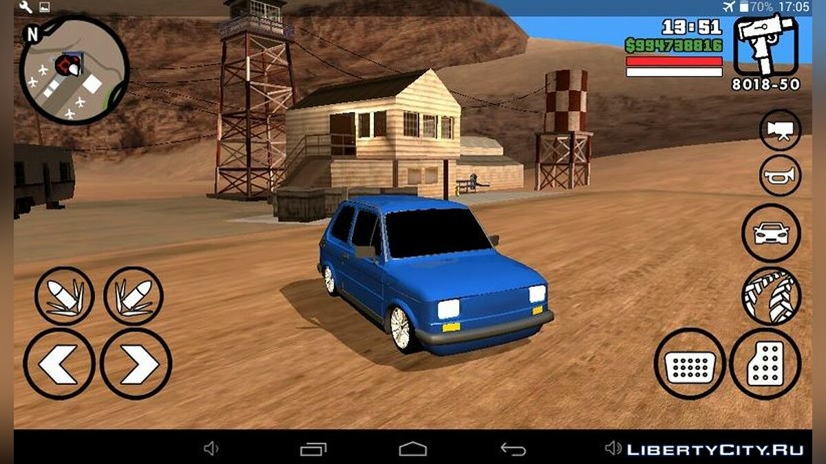 Fiat 126p (только DFF) для GTA San Andreas (iOS, Android) - Картинка #1