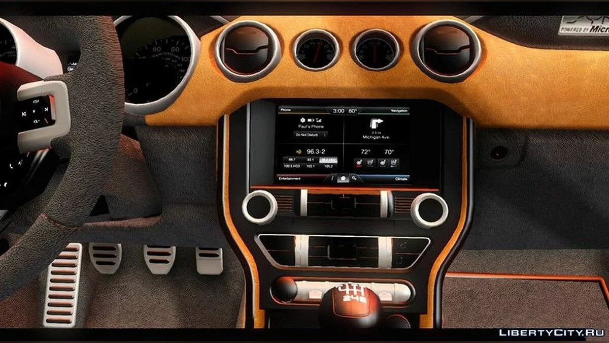 Ford Mustang Full HD v2 / GTA San Andreas (iOS, Android)