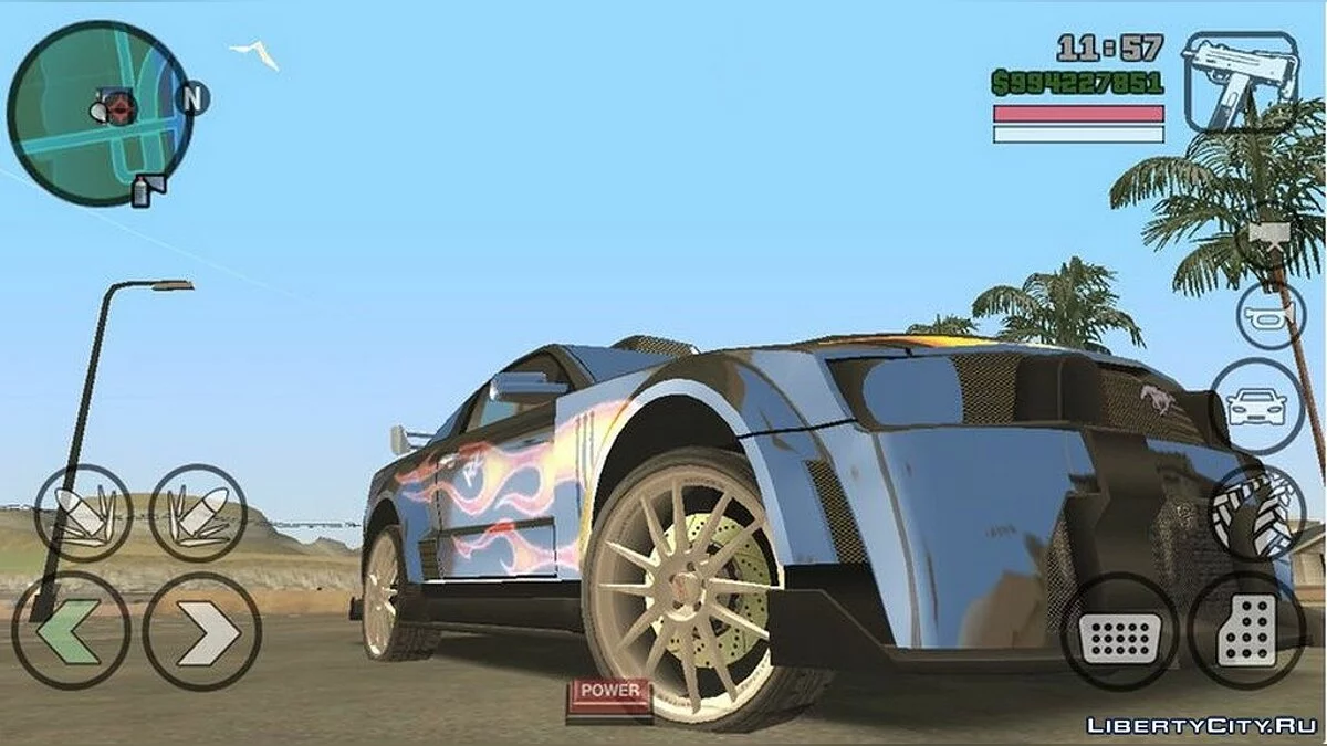 Ford Mustang GT Razor (NFS:MW) / GTA San Andreas (iOS, Android)