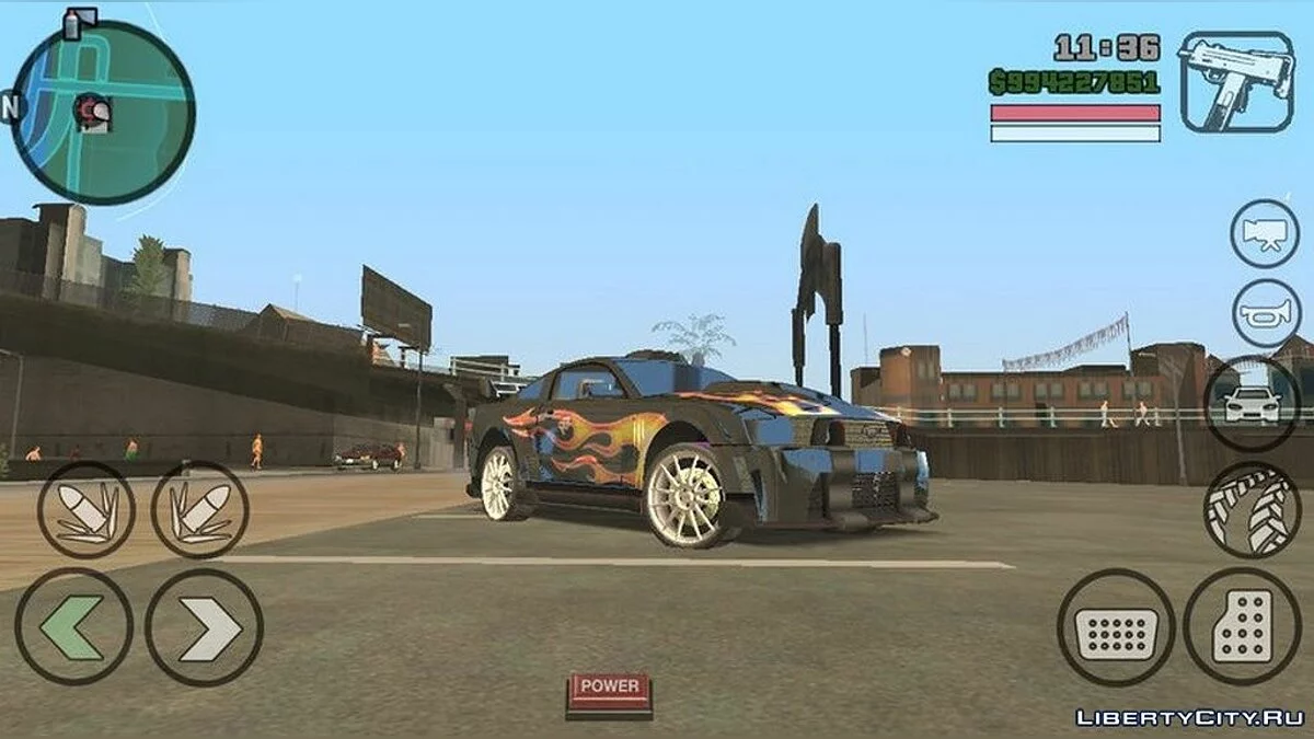 Ford Mustang GT Razor (NFS:MW) / GTA San Andreas (iOS, Android)