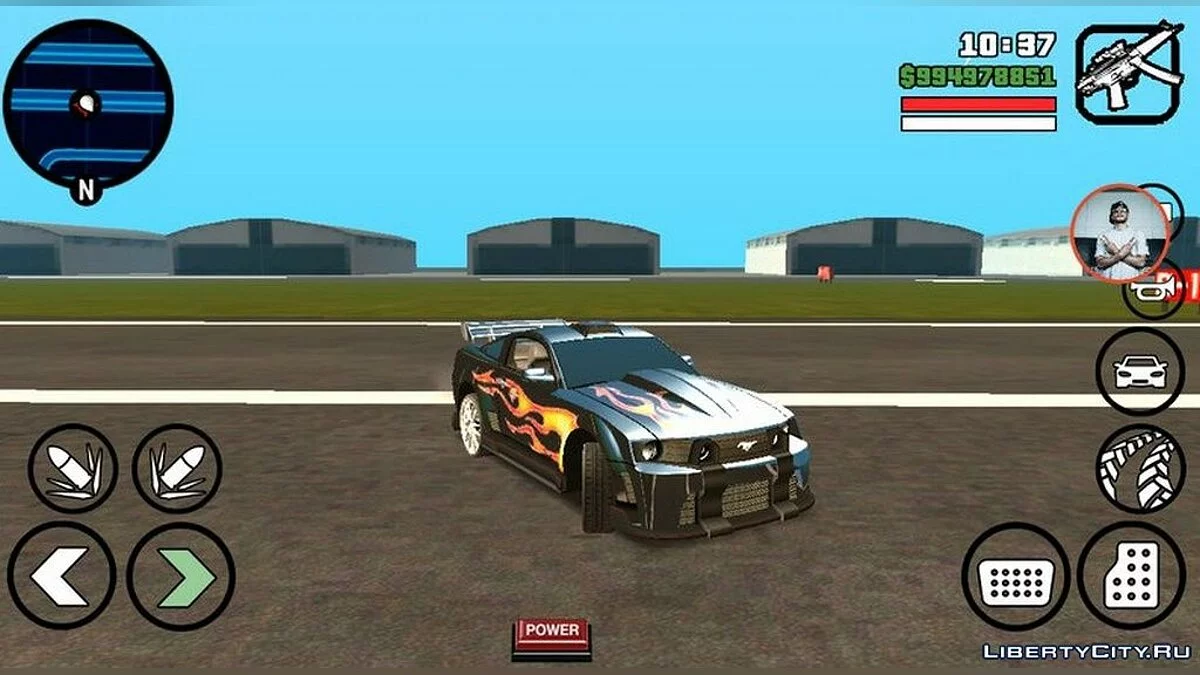 Ford Mustang GT Razor (NFS:MW) / GTA San Andreas (iOS, Android)