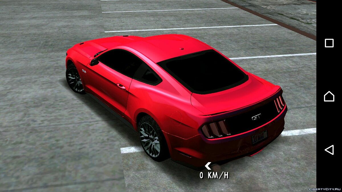 Ford Mustang (2015 и Shelby, только DFF) для GTA San Andreas (iOS, Android) - Картинка #3