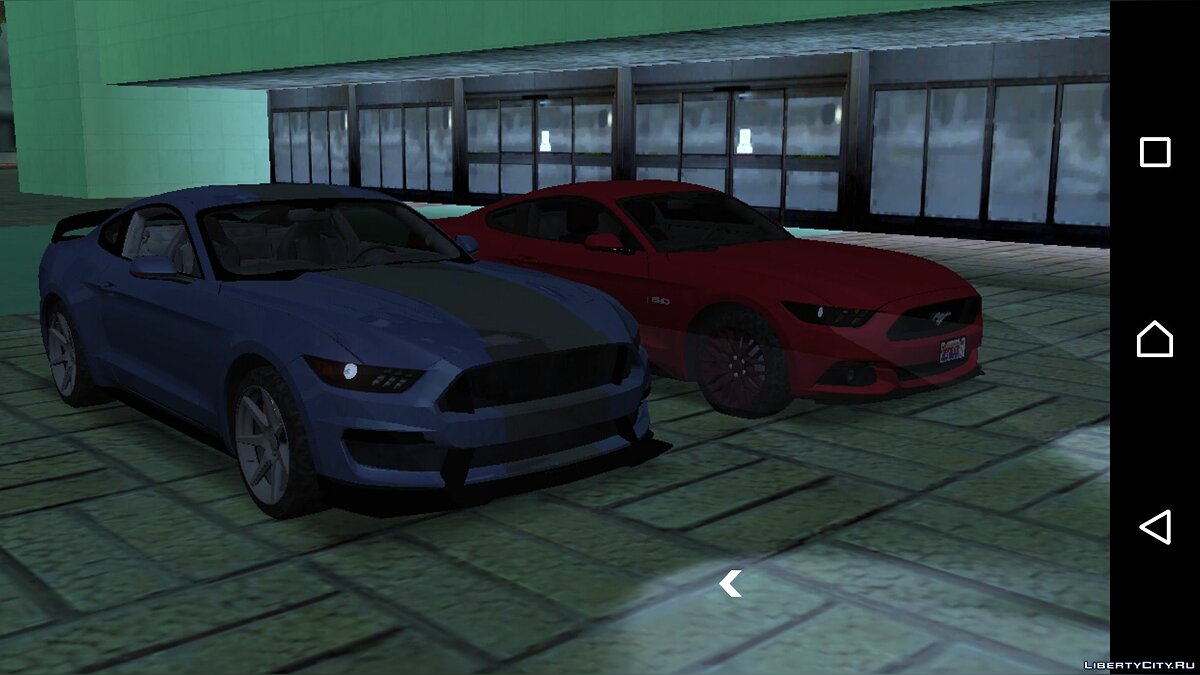 Ford Mustang (2015 и Shelby, только DFF) для GTA San Andreas (iOS, Android) - Картинка #1